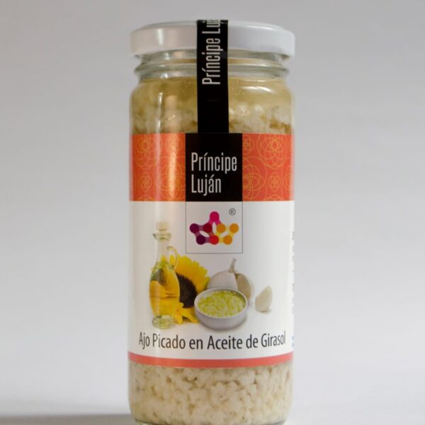 Ajo picado en Aceite de Girasol
