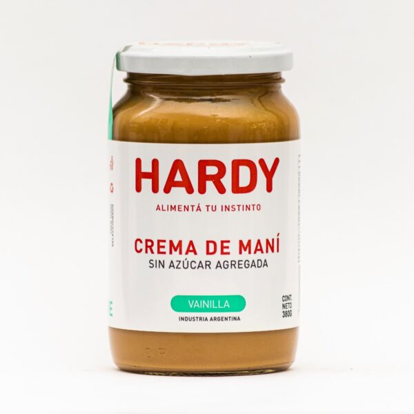 Crema de maní. Vainilla